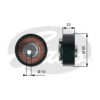 LADA 211161006238 Tensioner Pulley, timing belt